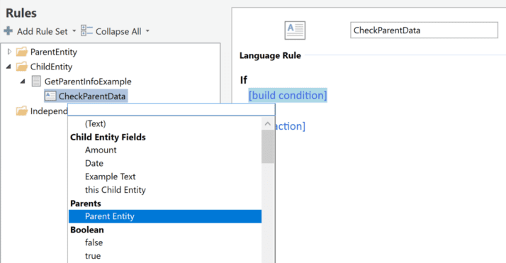 Parent Data Parent Data