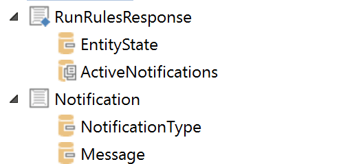 Define the Response objects