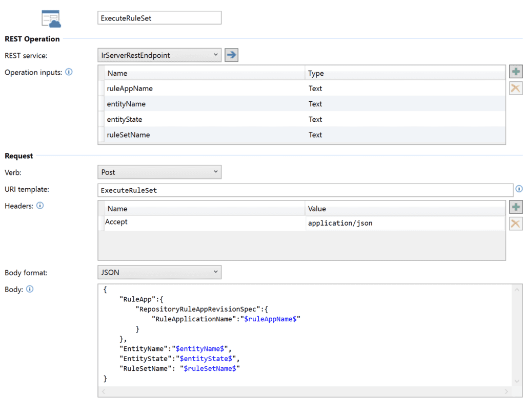 Define Rest Data Operation