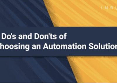 What to do (and not) when choosing an automation solution