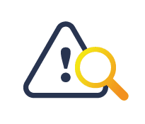 icons-library-70 icon with a magnifying glass over a document
